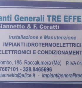 IMPIANTI GENERALI TRE EFFE
