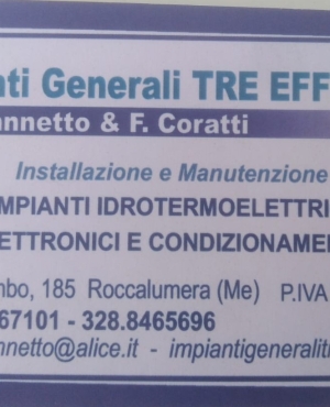 Impianti Generali Tre Effe di Coratti F.sco&Giannetto F.sco snc