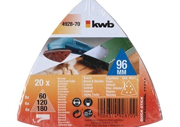 20 FOGLI ABRASIVI VELCRO