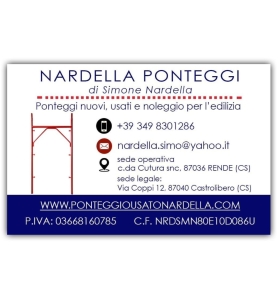 NARDELLA PONTEGGI DI SIMONE NARDELLA