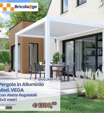 PERGOLA BIOCLIMATICA IN ALLUMINIO