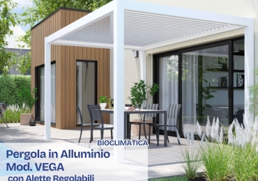 PERGOLA BIOCLIMATICA IN ALLUMINIO