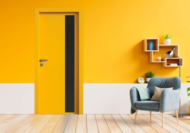 Porta Laccata Giallo