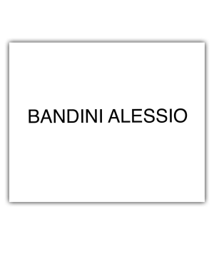 BANDINI ALESSIO