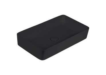 LAVABO DA APPOGGIO MATT NERO OPACO