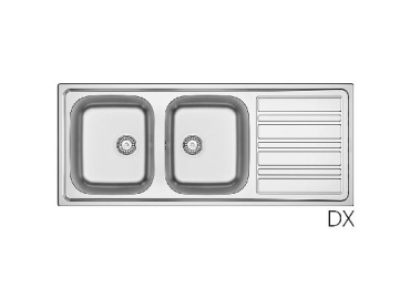 LAVELLO IN ACCIAIO LUCIDO