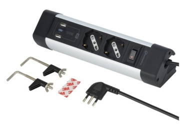 MULTIPRESA DA SCRIVANIA COLORE NERO