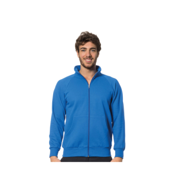 FELPA ZIP LUNGA ROYAL