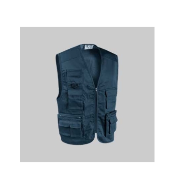GILET MULTITASCHE BLU