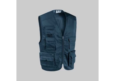 GILET MULTITASCHE BLU