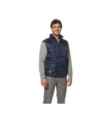 GILET NYLON BLU