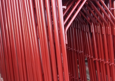 Ponteggio nuovo zincato o verniciato rosso