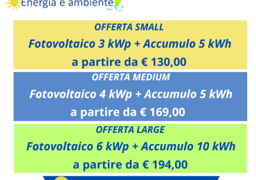 IMPIANTO FOTOVOLTAICO CHIAVI IN MANO