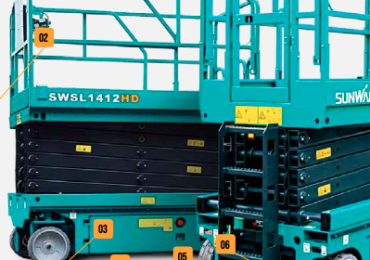 Piattaforma aerea SWSL 0807 HD /1212 HD