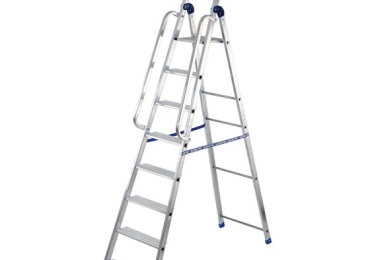 SCALA PROFESSIONALE DOPPIA CON MANIGLIONI