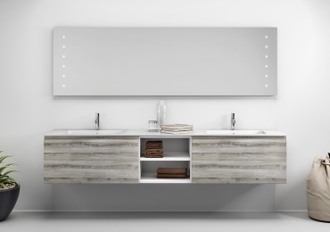 COMPOSIZIONE DOPPIA VASCA