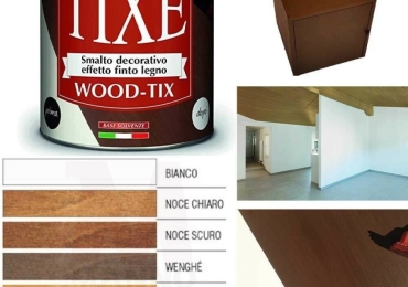 SMALTO DECORATIVO FINTO EFFETTO LEGNO