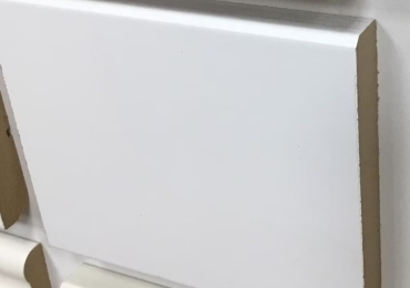 Battiscopa bianco laccato mdf