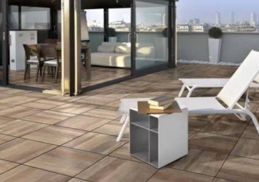 Pavimento in gres galleggiante