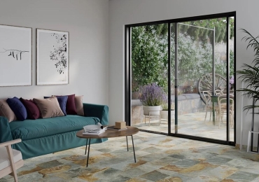 Pavimento in gres porcellanato effetto pietra