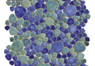 Gres mosaico tondo smaltato