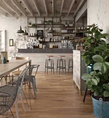 PAVIMENTO IN GRES EFFETTO LEGNO NORTH WILDE BROWN