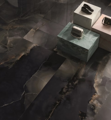 LASTRA IN GRES EMILCERAMICA TELE DI MARMO BLACK