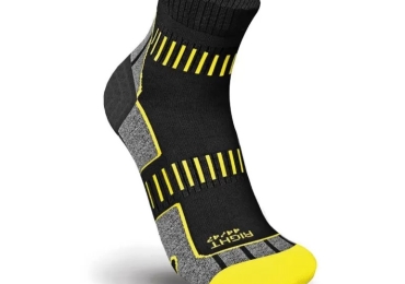 CALZINO CORTO LOGICA ESCALADE NERO E GIALLO