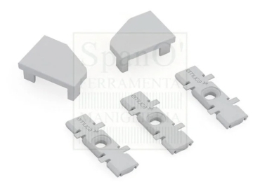 ACCESSORI PROFILO INCLINATO IN ALLUMINIO