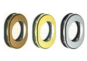 MOSTRINA OVALE PER PORTONE BLINDATO