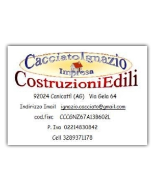 COSTRUZIONI EDILI DI CACCIATO IGNAZIO