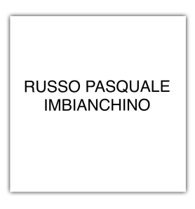 RUSSO PASQUALE