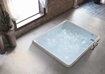 VASCA IDROMASSAGGIO QUADRATA