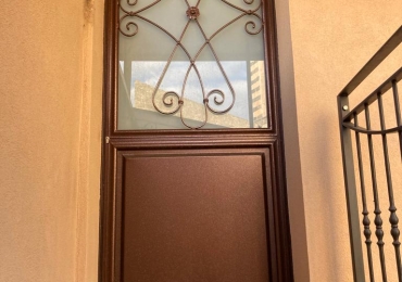 Portone in ferro battuto