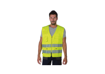 GILET POLY COTONE GIALLO