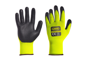 GUANTO GIALLO FLUO NITRILE