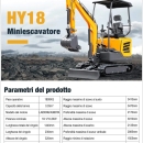 Miniescavatori 18 quintali