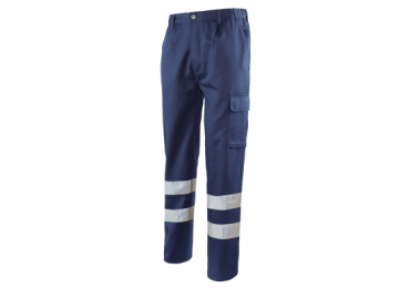 PANTALONE COT. BLU