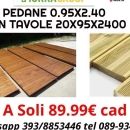 pedane in legno