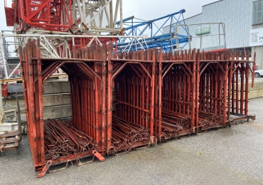 Ponteggio verniciato