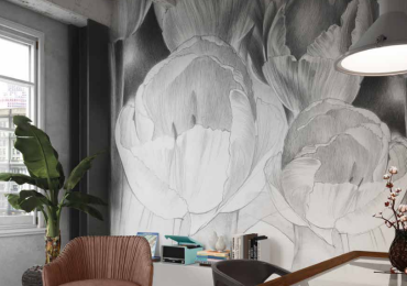 CARTA DA PARATI TECNOGRAFICA ‘STILLNESS’