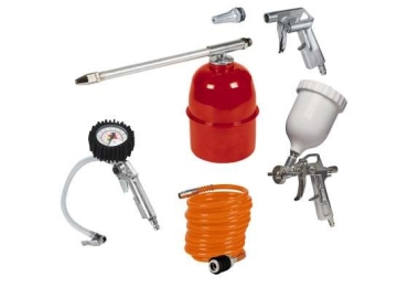 SET 5 ACCESSORI PER COMPRESSORE