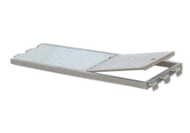 Tavola con botola zincata