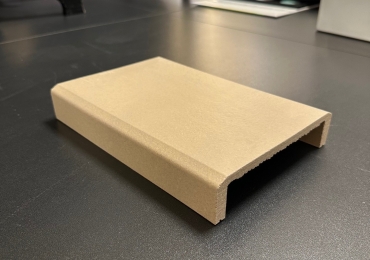 COPERTINA IN KLINKER BIANCO CON BORDO SEMPLICE